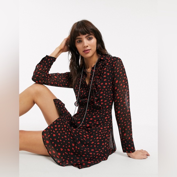 Topshop Ruffle Dress - Picture 6 of 8